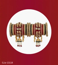 GJa-13118 Trendy Punjabi Chuda,bangles Set - 2.4