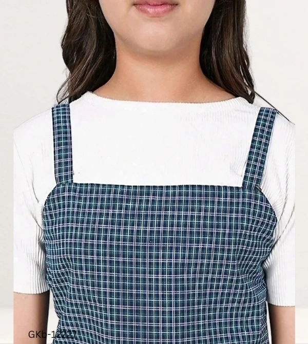 GKb-12227 Printed Cotton Frock For Girls - 10-11 Years