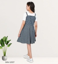 GKb-12227 Printed Cotton Frock For Girls - 10-11 Years