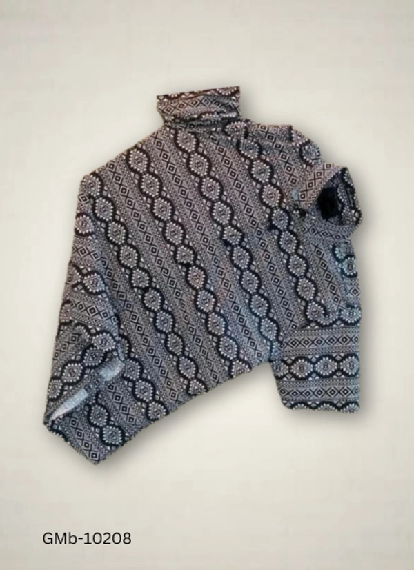 GMb-10208 Trendy Half Sleeve Men Shirts - S