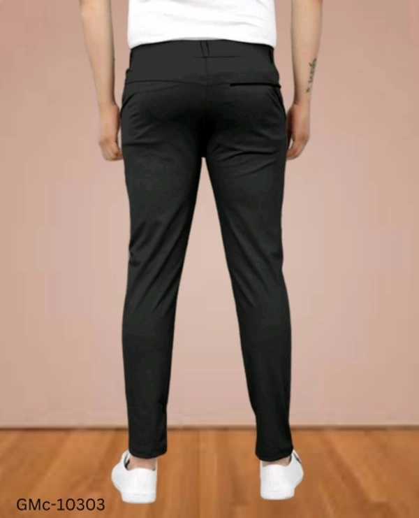 GMc-10303 Men's Lycra Regular Fit Trouser - 32