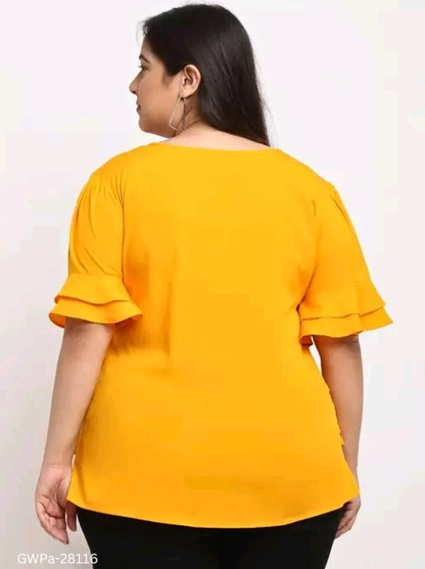 GWPa-28116 Women's Round Neck Tops & Tunics - 4XL