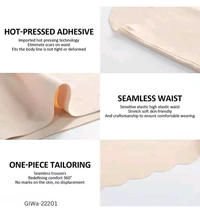 GIWb-22201 Woman Ice Silk Mid-Waist Seamless Panties - S