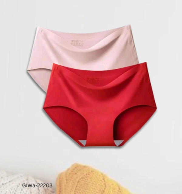 GIWb-22203 Hipster Panty Ice Silk Blend Invisible Lines - XXL