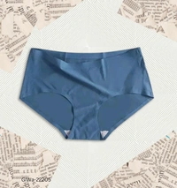 GIWb-22205 Ice Silk Mid-Waist Laser Cut Seamless Panties - Free Size