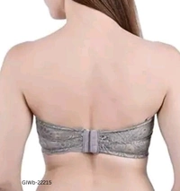 GIWb-22215 Fancy Stylish Women Lace Net Tube Bra - 30-A