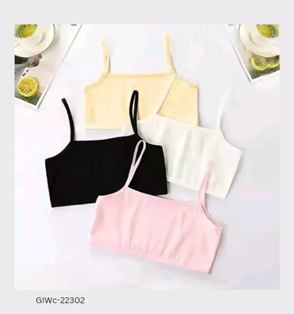GIWc-22302 Girls Cotton Lycra Slip Bra / Innerwear - 12-13 Years