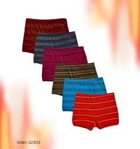 GIWc-22303 Boys & Girls Multicolor Pure Cotton Innerwear - 7-8 Years