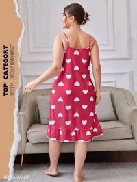 GTCa-24107 Trendy Short Cami Nighty Dress - XL