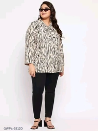 GWPa-28120 Trendy Rayon Tops - XL
