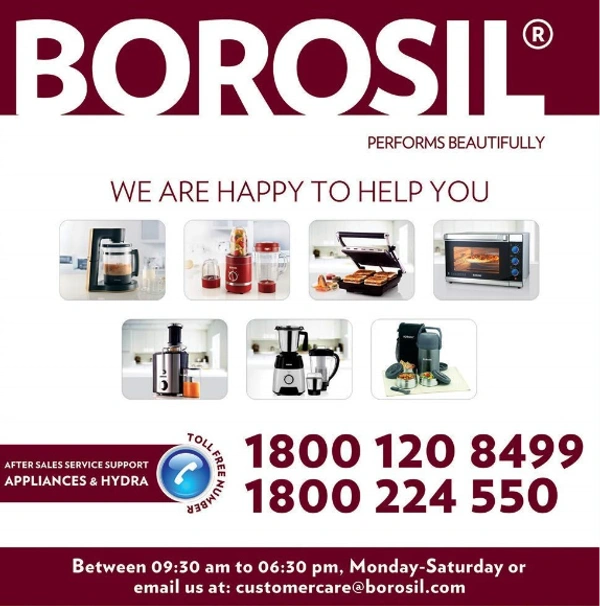 Borosil 500 ML - Stainless Steel - Vacuum Insulated Teapot Flask - Silver