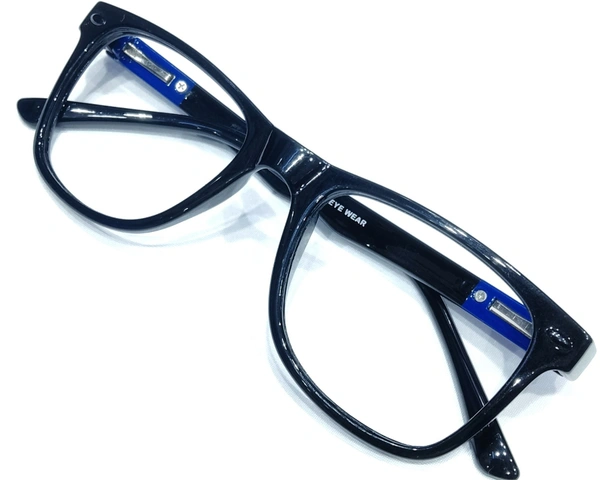 GLEBIX Glebix Pro Square Blue Cut Anti-Glare Computer Glasses - Black, Medium, FLX846BBL