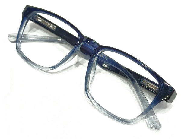 GLEBIX FLEXIBLE Square Frame With Blue Cut Leneses