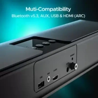 Boat boAt Aavante Bar A1040 50 W Bluetooth Soundbar, 2.1 Channel (Black)