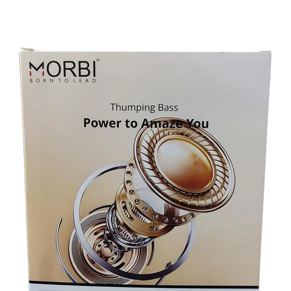 MORBI Morbi Wonder-X Wireless Neck Hanging Earphones Headset | Dolby Sound | 45 Hrs Music Time (BLACK)