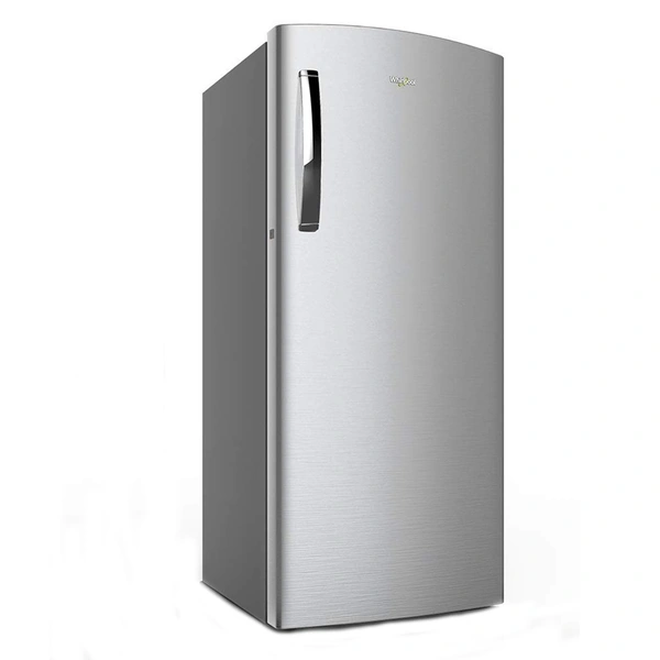 Whirlpool 192 L Direct Cool Single Door 3 Star Refrigerator 72886 (Steel Grey) - Steel Gray