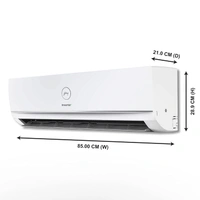 Godrej 1 Ton 3 Star Inverter Split AC Copper, 5-in-1 convertible, Nano-Coated anti-viral filter AC 1T SIC 12TTC3-WWA (White)