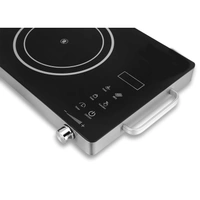 McCoy Calido Induction Stove 2000Watts Infrared Cooktop with BBQ Grill (Black)