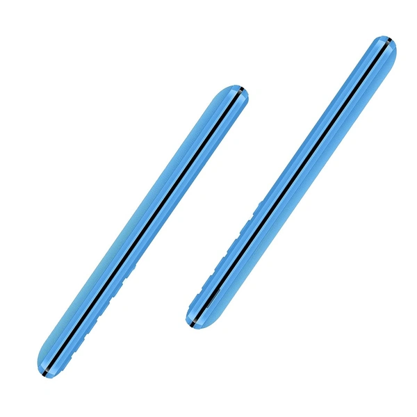 itel it5027 Keypad Mobile Phone with 2.4 inch Display Size |11mm Slim Body| 1200 mAh Battery| King Voice (Blue) - Blue