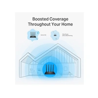 tp-link TP-Link Archer AC1200 C6 Wi-Fi Speed Up to 867 Mbps/5 GHz + 400Mbps/2.4 GHz, 5 Gigabit Ports, 4 External Antennas, MU-MIMO, Dual Band, WiFi Coverage with Access Point Mode (Black)