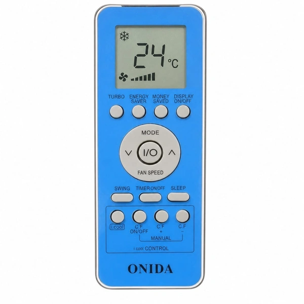 VEV Onida AC Remote Compatible for AC-111 Onida Split Window AC Remote (Blue)