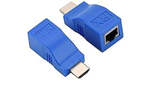 VEV Microware HDMI Dual RJ45 CAT5e/6 HDMI Extender Network Ethernet Adapter HDMI Extender 2Pcs