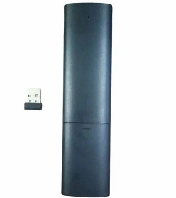 VEV Universal AIR Mouse Dongle Voice Smart Remote | 2.4G Wireless With Voice & Mouse | Motion Sensing Air Mouse Remote | Compatible For Android Smart TV Box With Voice Supported (BLACK)