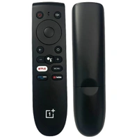 VEV Oneplus Remote Compatible with Oneplus Android TV Replacement of Original one Plus Smart tv Remote with Netflix YouTube and Prime Video Hot Keys Without Voice Command - Black
