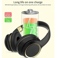 Target HB-255 Wireless Headphone 17H Playtime, Type-C Charging, Built-In Mic, Universal Bluetooth Compatibility (BLACK)