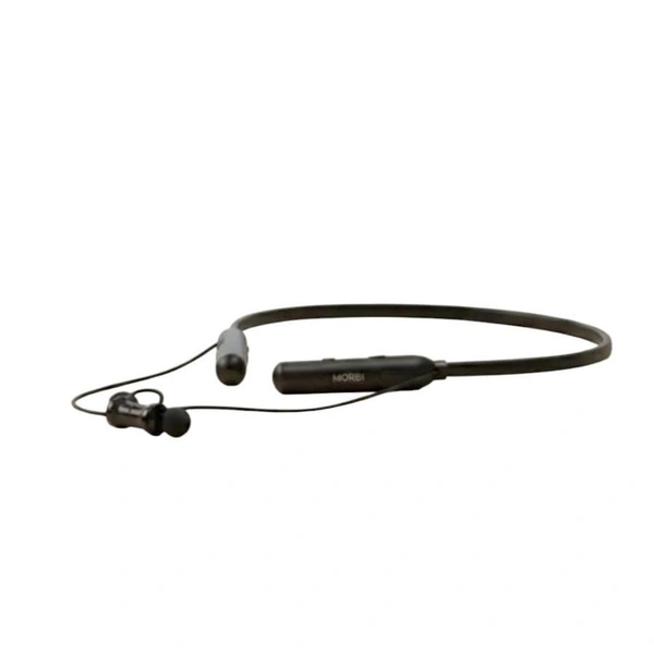 MORBI Morbi Wonder-X Wireless Neck Hanging Earphones Headset | Dolby Sound | 45 Hrs Music Time (BLACK)