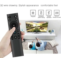 VEV Universal AIR Mouse Dongle Voice Smart Remote | 2.4G Wireless With Voice & Mouse | Motion Sensing Air Mouse Remote | Compatible For Android Smart TV Box With Voice Supported (BLACK)