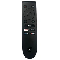 VEV Oneplus Remote Compatible with Oneplus Android TV Replacement of Original one Plus Smart tv Remote with Netflix YouTube and Prime Video Hot Keys Without Voice Command - Black