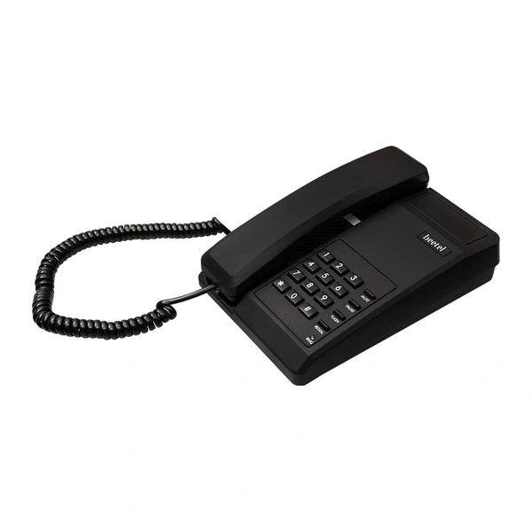 beetel Beetel B11 Corded Landline Phone, Ringer Volume Control, LED for Ring Indication, Wall/Desk Mountable, Classic Design, Clear Call Quality, Mute/Pause/Flash/Redial Function (Black)