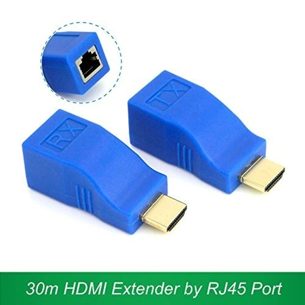 VEV Microware HDMI Dual RJ45 CAT5e/6 HDMI Extender Network Ethernet Adapter HDMI Extender 2Pcs