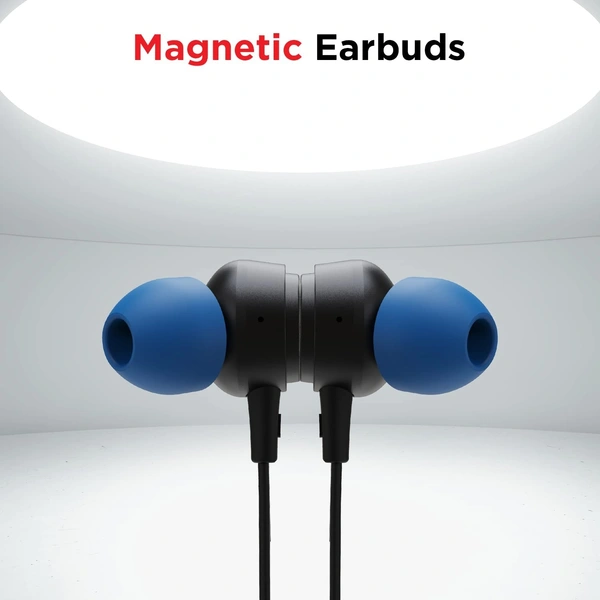 boAt Rockerz 103 Pro Bluetooth in Ear Neckband with Beast Mode(40Ms Low Latency), Enx Tech, ASAP Charge(Fast Charge), Upto 20Hrs Playback, Signature Sound, Bt V5.3 & Ipx4 (Blue)