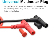 Kensonic KX-110 Multimeter Wire for testing current, Voltage, Test meter Leads, voltmeter Probe, Wire for Multimeter, Electronic Testing Wire 