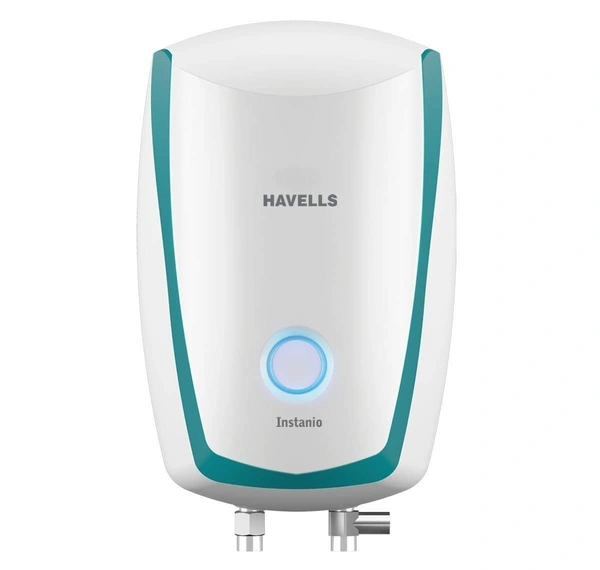 Havells Instanio | 1 Litre Instant Water Heater | Color Changing LED Indicator, Rust & Shook Proof | SS Tank, ISI Certified (Water & Blue)