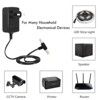 KRISHNA Krishna High-Quality 12V-2Amp 2 in 1 Pin AC/DC Adapter Power Supply | For Wi-Fi Router | Set Up Box Tablet | Cctv Camera | Switch Mode Power Supply Adapter (BLACK) - 12V-2Amp