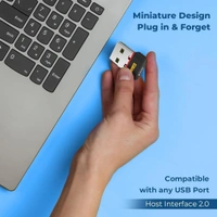 LAPCARE Lapcare 150Mbps Nano Laptop USB Wi-Fi Adapter | Frequency 2.4Ghz | Plug & Play with Free Driver | Supports Windows, Macos & Linux | IEEE 802.11B/G/N (LWD-150) (Black)