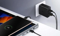 Samsung 35W Dual Port, Type-C & USB-A, Fast Charger (Cable not Included) Black