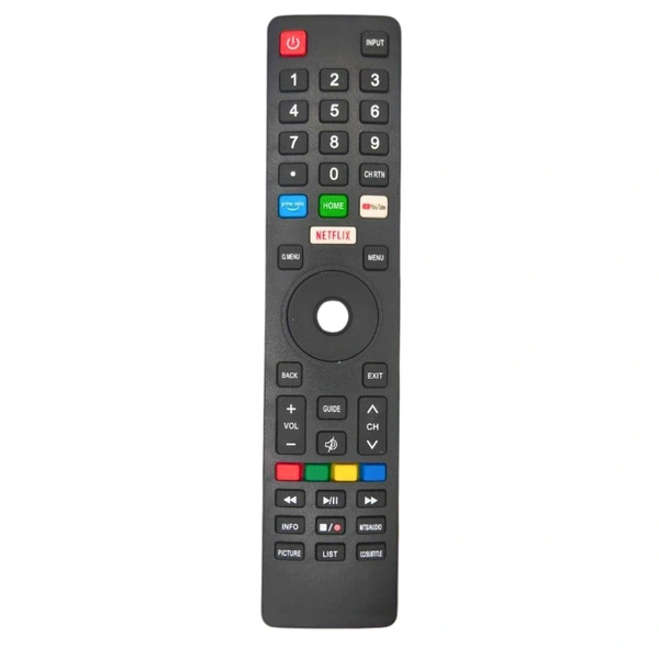 VEV BPL Remote Control Compatible For BPL Smart LCD/LED TV (Black)
