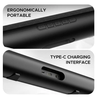 boat boAt AAVANTE BAR 600 Bluetooth Soundbar with 25W RMS Signature Sound, 2.0 Channel with Dual Passive Radiators, Upto 7 Hours Playback & Multi Connectivity (Jade Black)