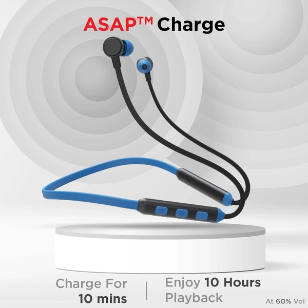 boAt Rockerz 103 Pro Bluetooth in Ear Neckband with Beast Mode(40Ms Low Latency), Enx Tech, ASAP Charge(Fast Charge), Upto 20Hrs Playback, Signature Sound, Bt V5.3 & Ipx4 (Blue)