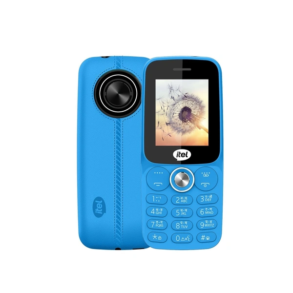 Itel itel it2165S Comes with 2" Big Display, King Voice, Bluetooth Support and 1200 mAh Battery with 8 Days Battery Backup (Blue) - Blue