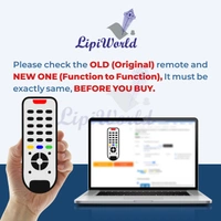 Lripl Videocon Remote UN05 4in1 CRT TV Universal Remote Control Compatible for VIDEOCON SANSUI AKAI Toshiba (Grey)