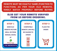 VEV Crown P-91X LCD LED Remote Control Compatible For Crown Smart LED, LCD TV (Black)