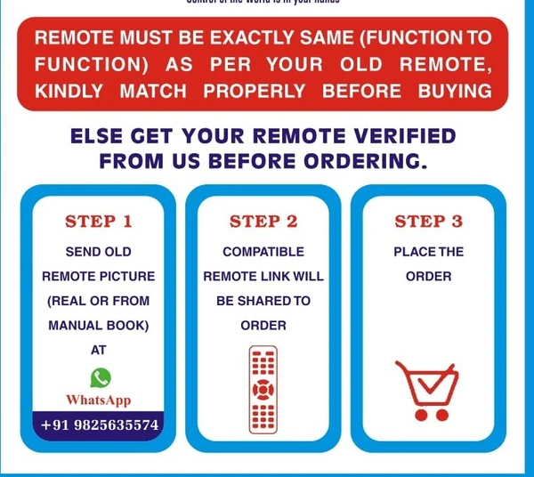 VEV Crown P-91X LCD LED Remote Control Compatible For Crown Smart LED, LCD TV (Black)