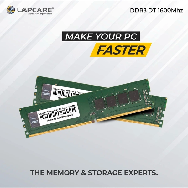 Lapcare Ram 4GB DDR3 Desk 1600 Mhz