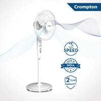 Crompton High Speed Torpedo 400 MM Pedestal Fan (KD White)
