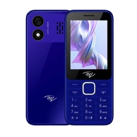 itel it5330 Keypad Mobile Phone | 2.8" Big Display | Premium Glass-Like Back Design | 1900mAh Long-Lasting Battery | Auto Call Recording | Wireless FM (Black) - Blue